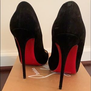 Christian louboutin so Kate size 38 suede black